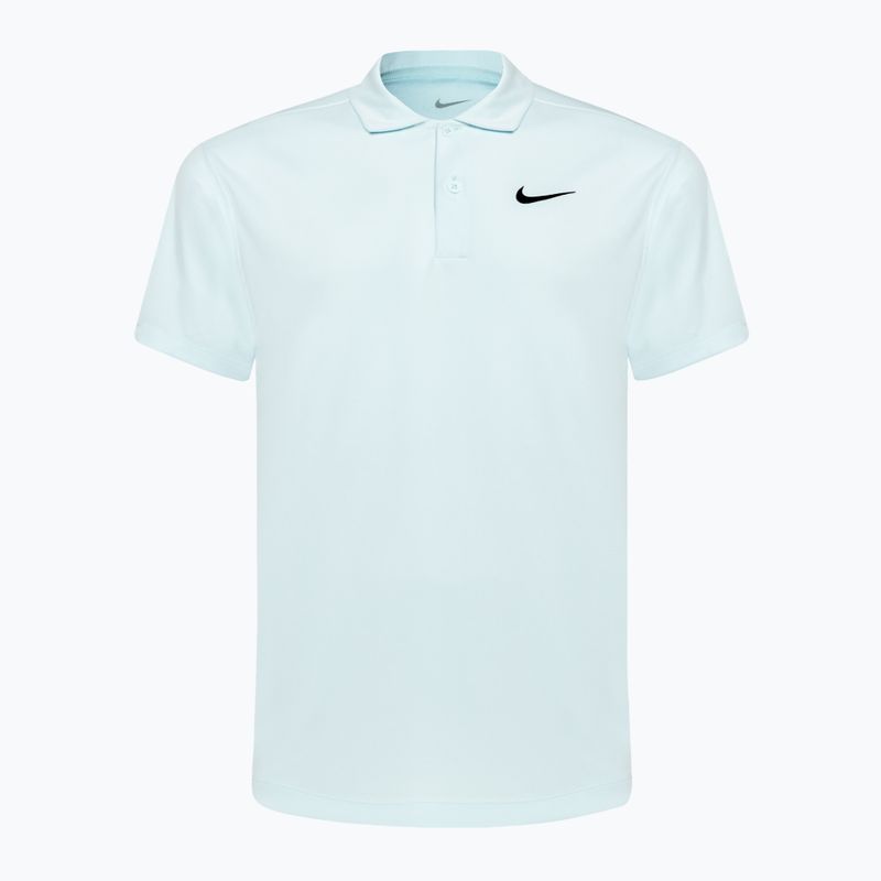 Men's Nike Court Dri-Fit Polo Shirt Solid glacier blue/black