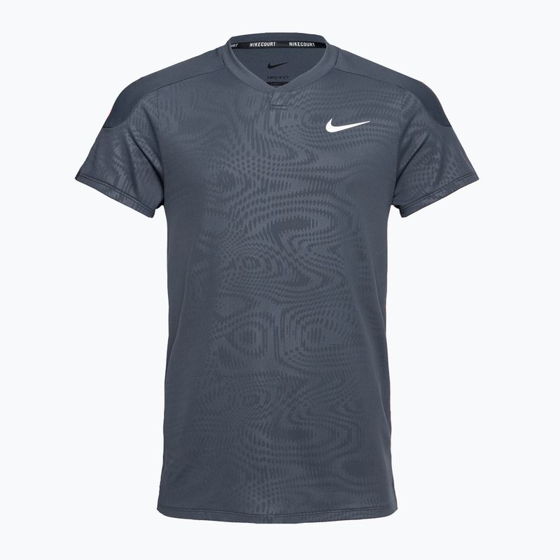 Men's Nike Court Dri-Fit Slam tennis shirt thunder blue/white