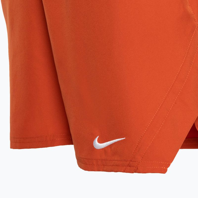 Men's Nike Court Dri-Fit Victory 7" rust factor/white tennis shorts 3