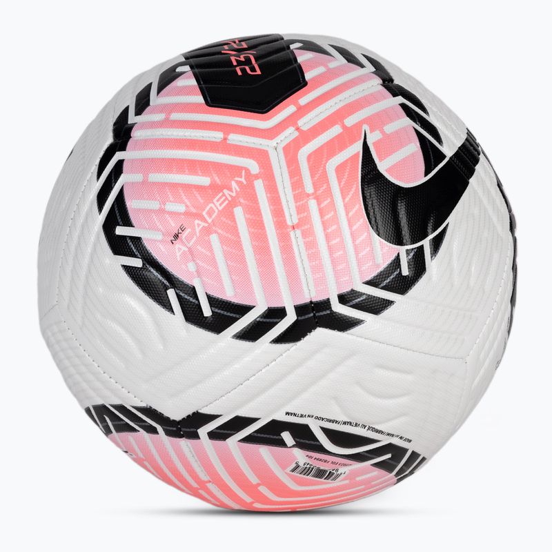 Nike Academy football white/sunset pulse/black size 4 2