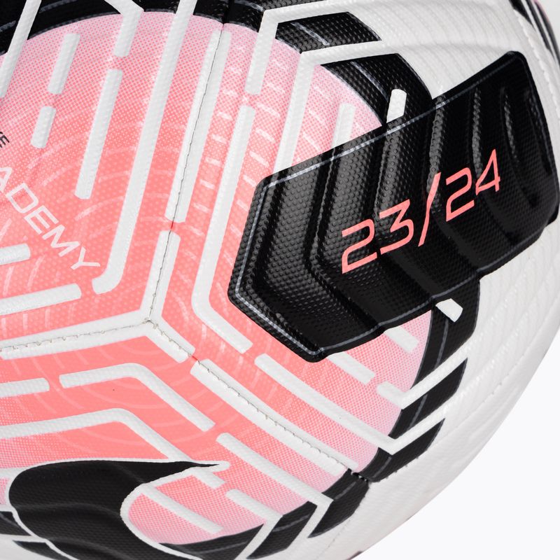 Nike Academy football white/sunset pulse/black size 4 3