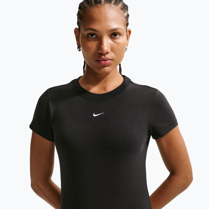 Women's T-shirt Nike Sportswear Chill Knit black/white 4