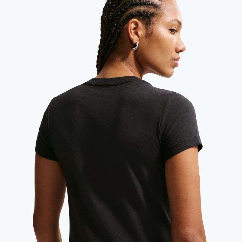 Women's T-shirt Nike Sportswear Chill Knit black/white 5