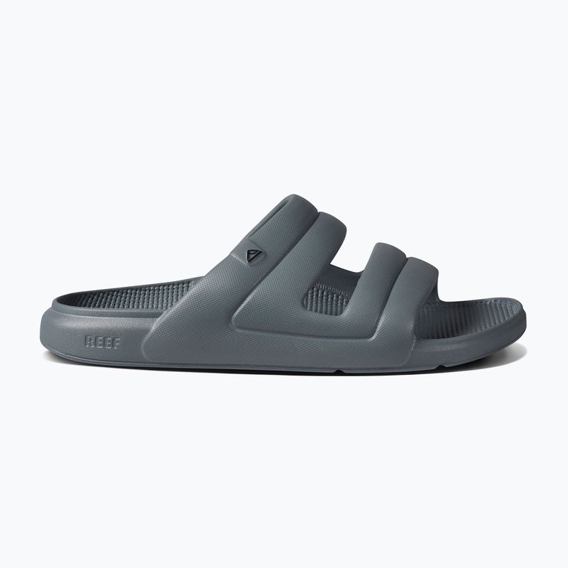 REEF Oasis Two-Bar grey men's slides 9