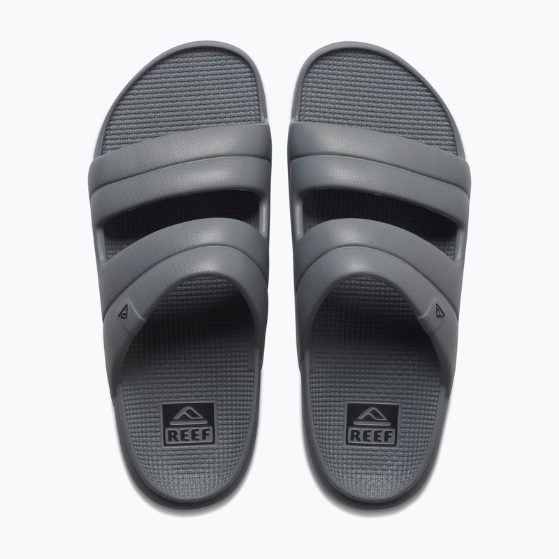 REEF Oasis Two-Bar grey men's slides 11