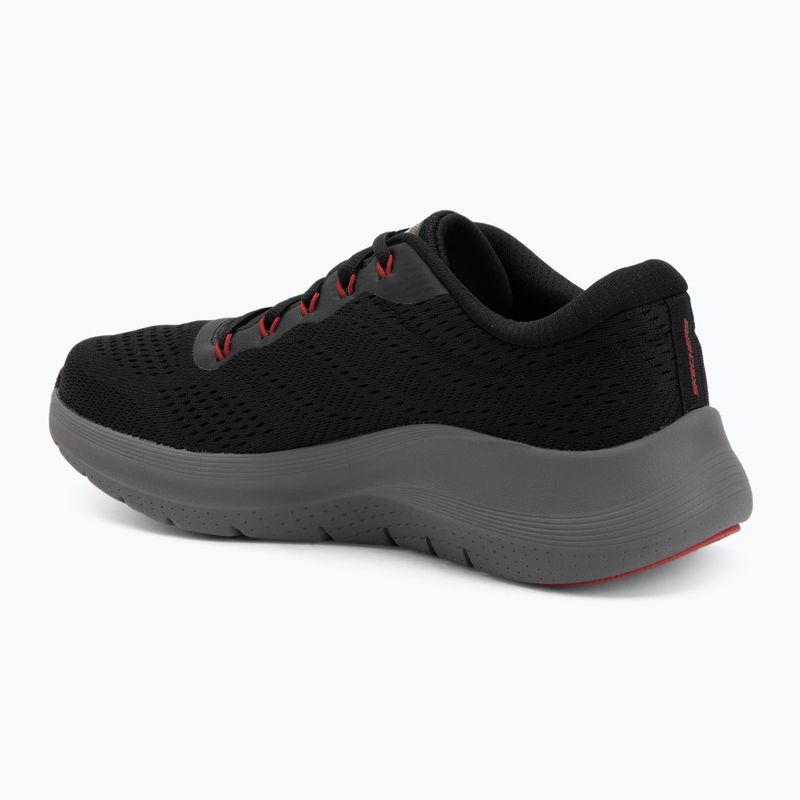 Men's shoes SKECHERS Arch Fit 2.0 black/red 3