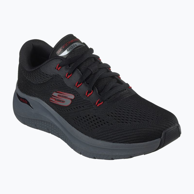 Men's shoes SKECHERS Arch Fit 2.0 black/red 8