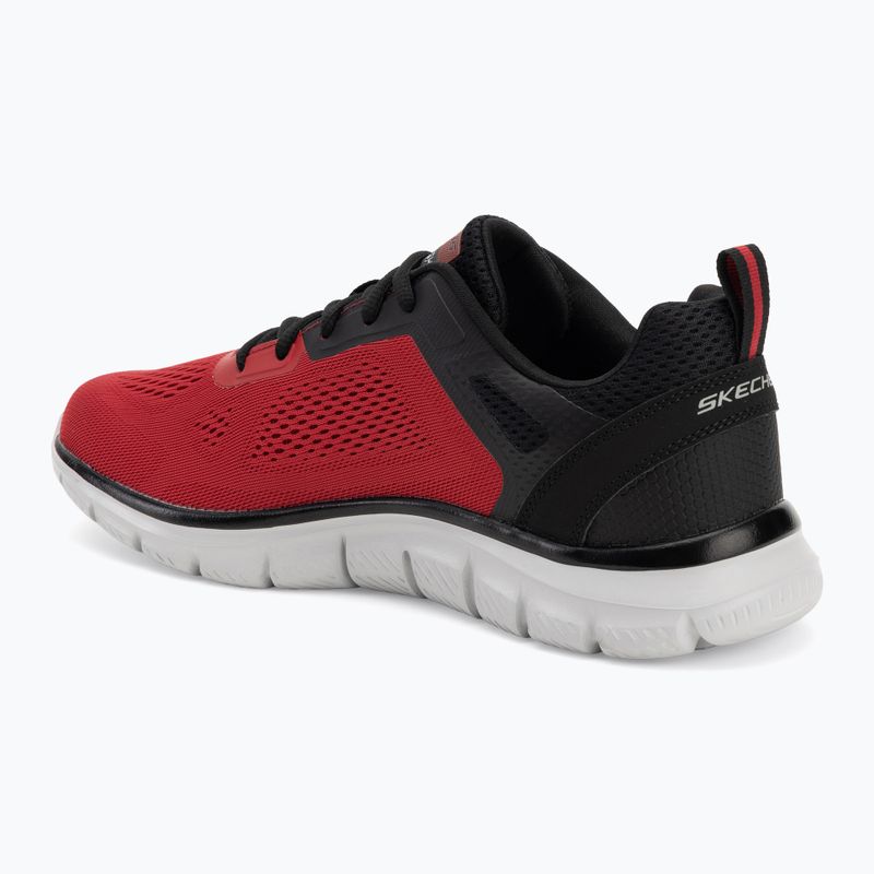 Men's shoes SKECHERS Track Broader red 3