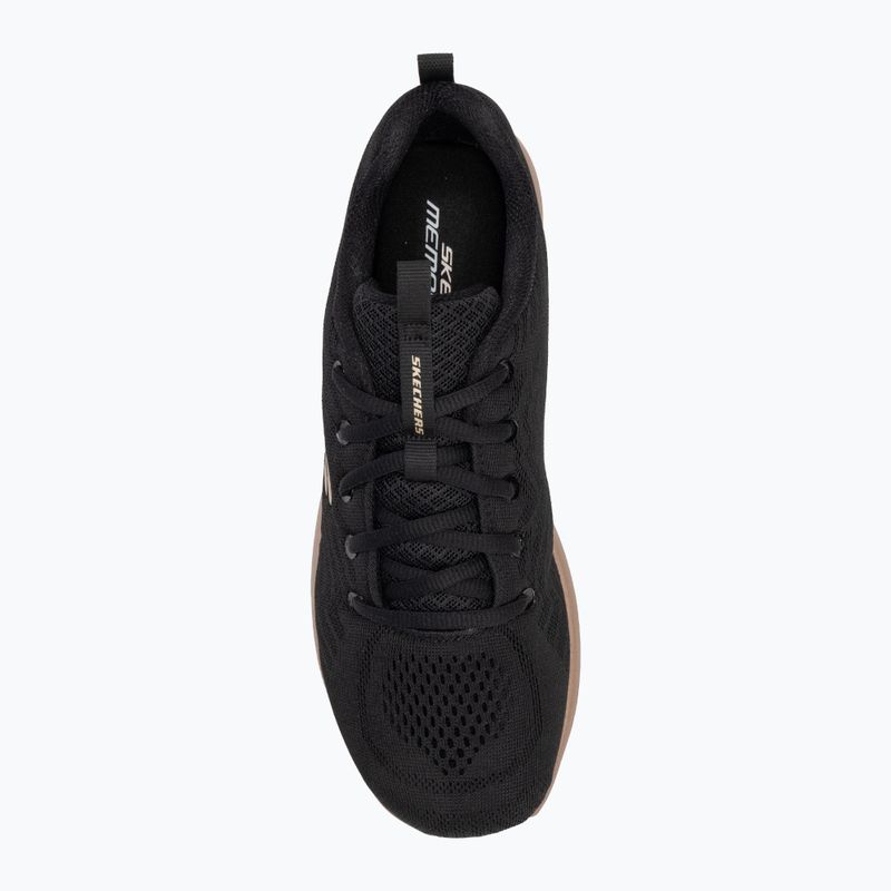 Women's shoes SKECHERS Graceful Get Connected black/gold 5