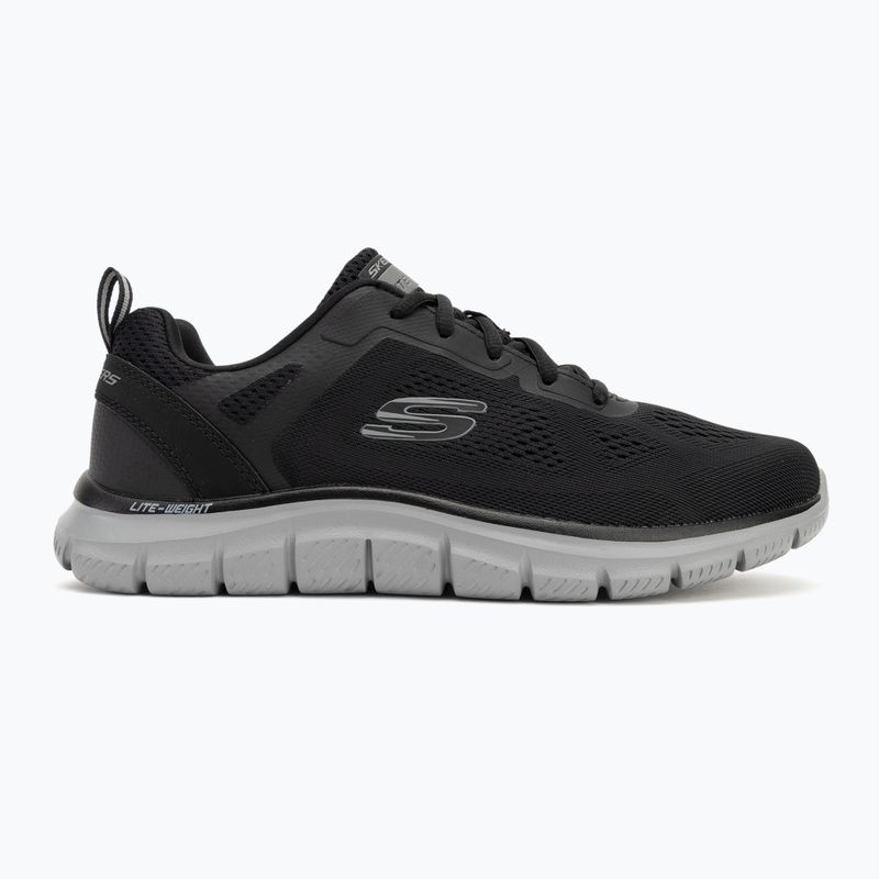 SKECHERS Track Broader men's shoes black/charcoal 2