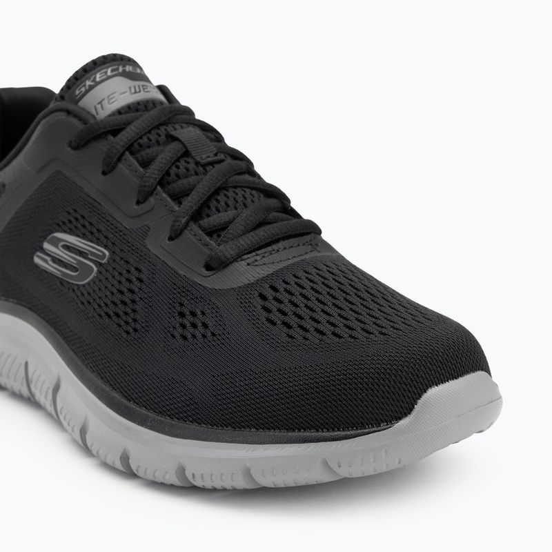 SKECHERS Track Broader men's shoes black/charcoal 7