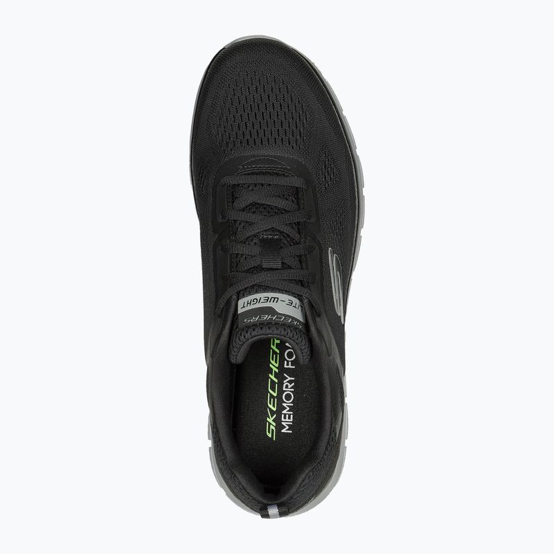 SKECHERS Track Broader men's shoes black/charcoal 5
