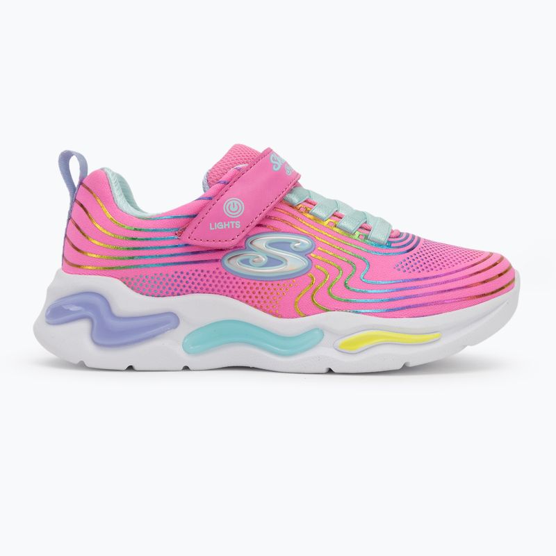 SKECHERS children's shoes S-Lights Wavy Beams pink/multi 3