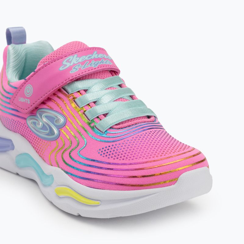 SKECHERS children's shoes S-Lights Wavy Beams pink/multi 7