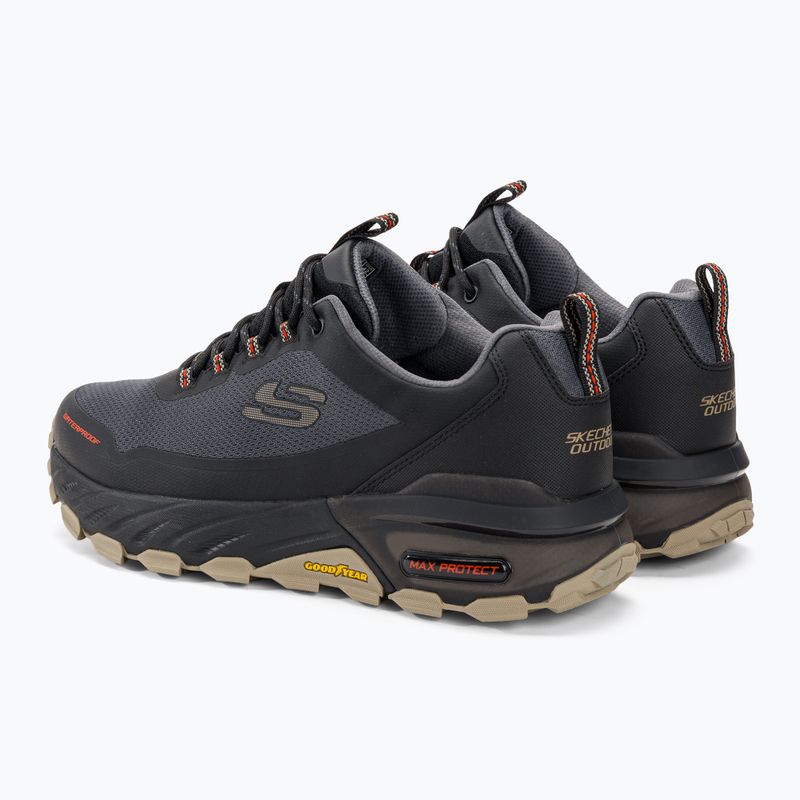 Skechers Max Protect Fast Track black/multi men's shoes 3