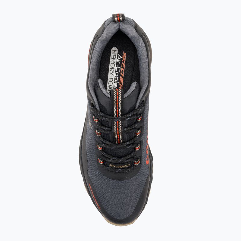 Skechers Max Protect Fast Track black/multi men's shoes 6