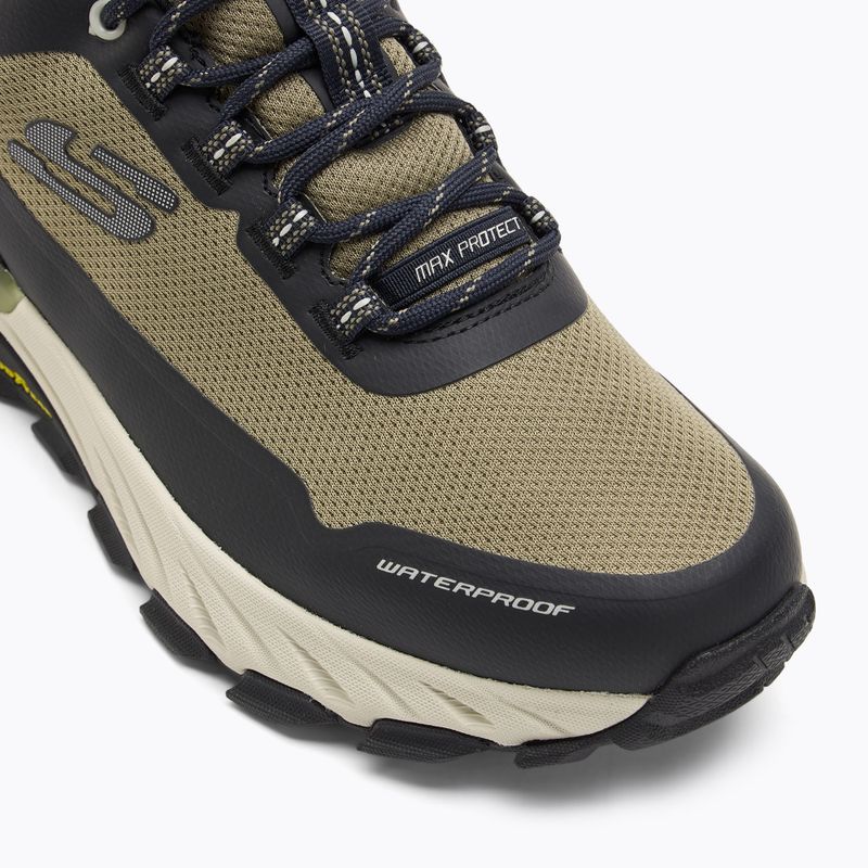 Men's SKECHERS Max Protect Fast Track olive/black shoes 7