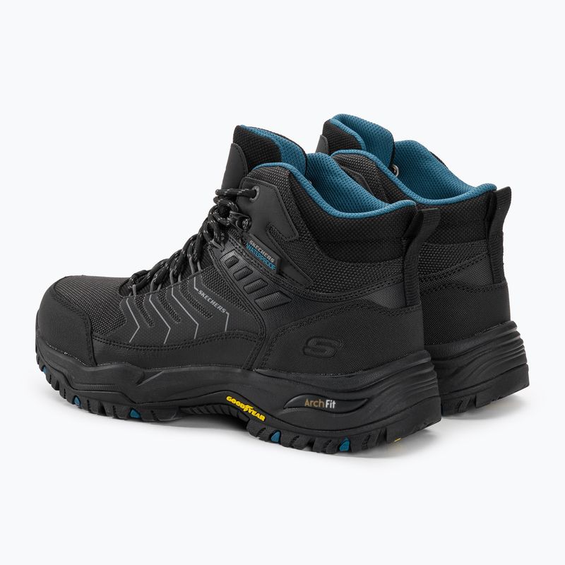 SKECHERS Arch Fit Dawson Raveno black men's trekking shoes 3