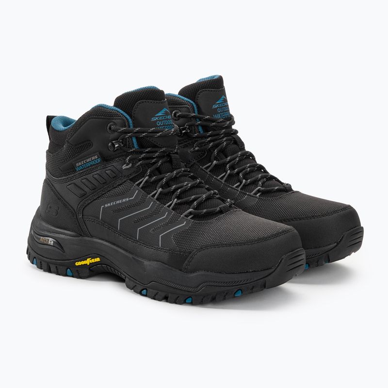 SKECHERS Arch Fit Dawson Raveno black men's trekking shoes 4