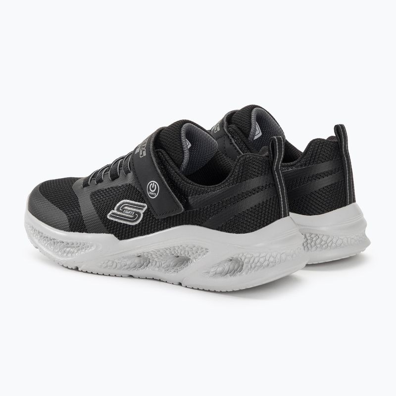 SKECHERS children's training shoes Skechers Meteor-Lights black/grey 3