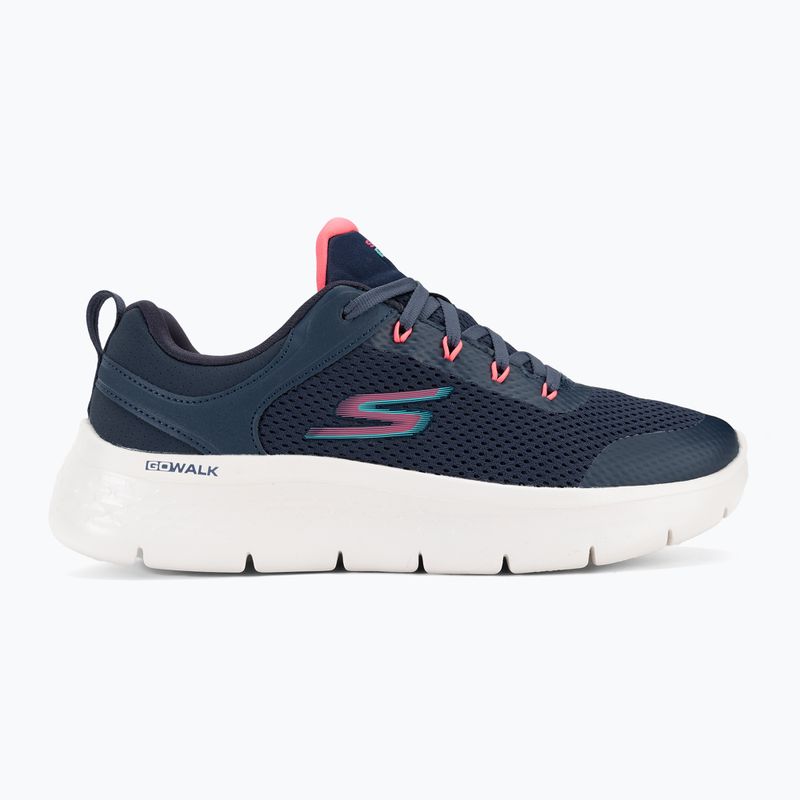 Women's SKECHERS Go Walk Flex Caley navy/white/coral shoes 2