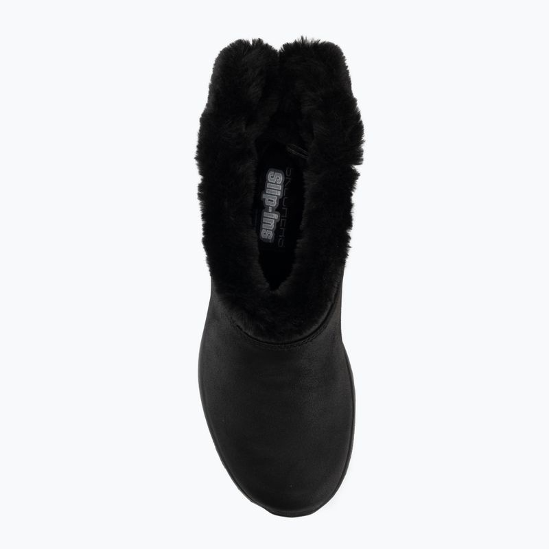 Women's snow boots SKECHERS On-The-Go Joy Cozy Dream black 5