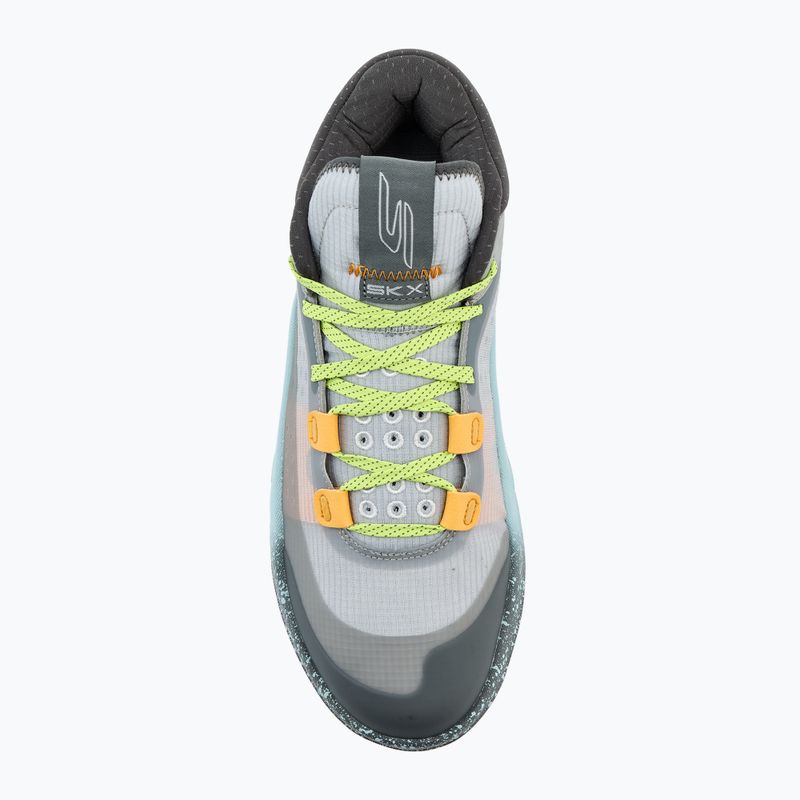 SKECHERS SKX Resagrip men's basketball shoes gray/yellow 5