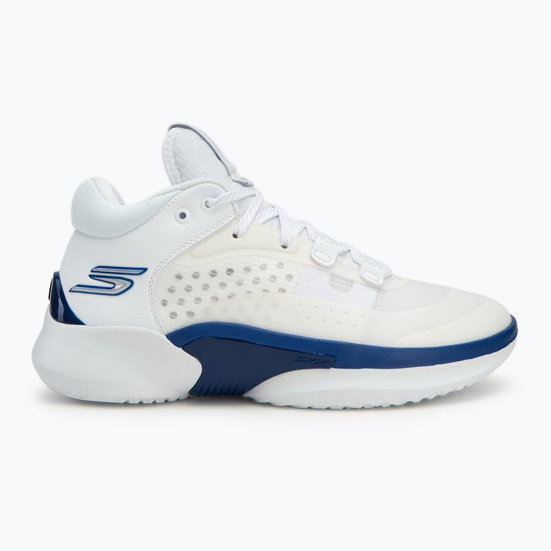 SKECHERS SKX Resagrip men's basketball shoes white/blue 2