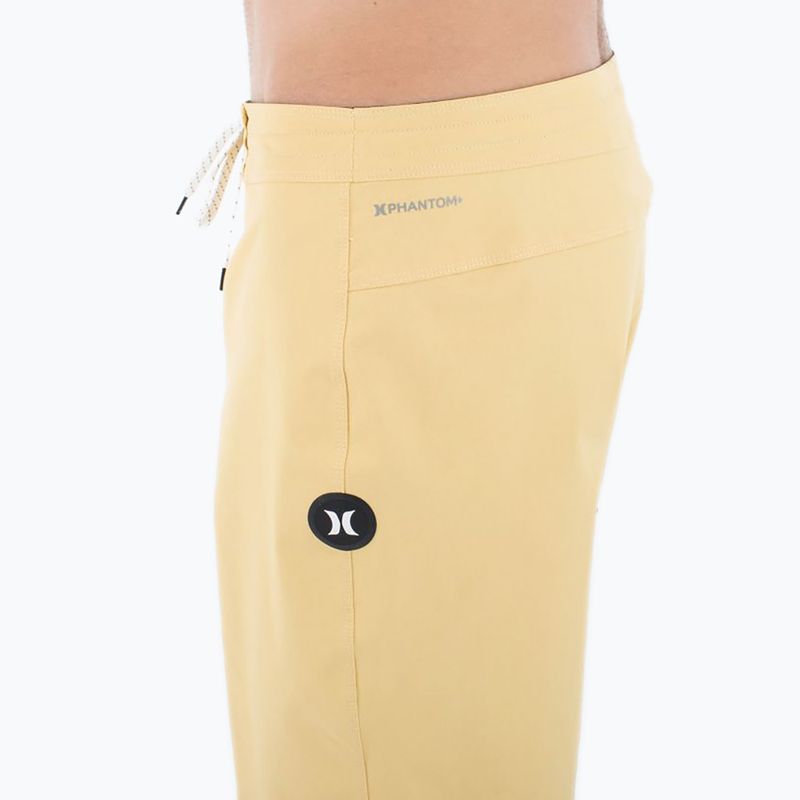 Men's Hurley Phantom Block Party Renegade 18" dusty cheaddar swim shorts 6
