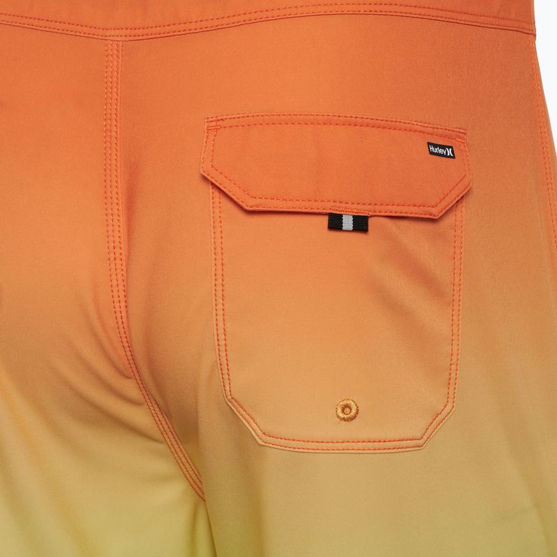 Men's Hurley Phantom Block Party 18" orangutan swim shorts 3