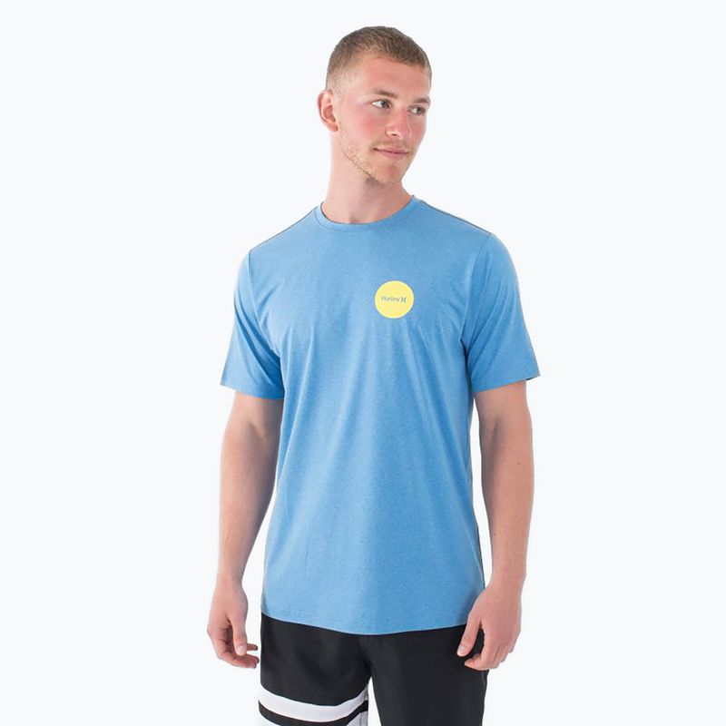 Men's Hurley Everyday Hybrid Upf kingdom blue heather t-shirt
