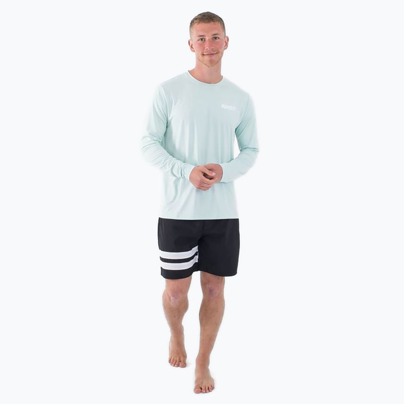 Men's Hurley Everyday Hybrid Upf brown kelp longsleeve 2