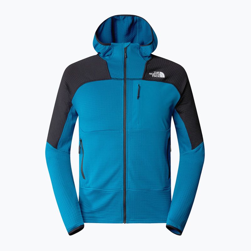 The North Face men's Stormgap Powergrid arctic blue/black trekking sweatshirt 6