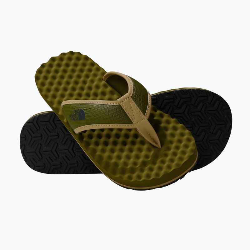 Men's The North Face Base Camp Flip-Flop II forest olive/forest olive flip flops 6