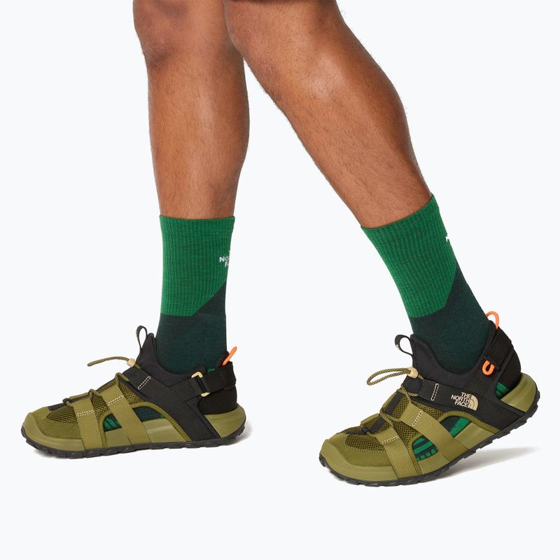 The North Face Explore Camp forest olive/tnf black men's sandals 8