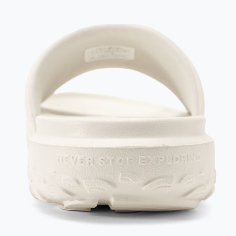 Women's The North Face Never Stop Cush Slide whitedune/white dune 6