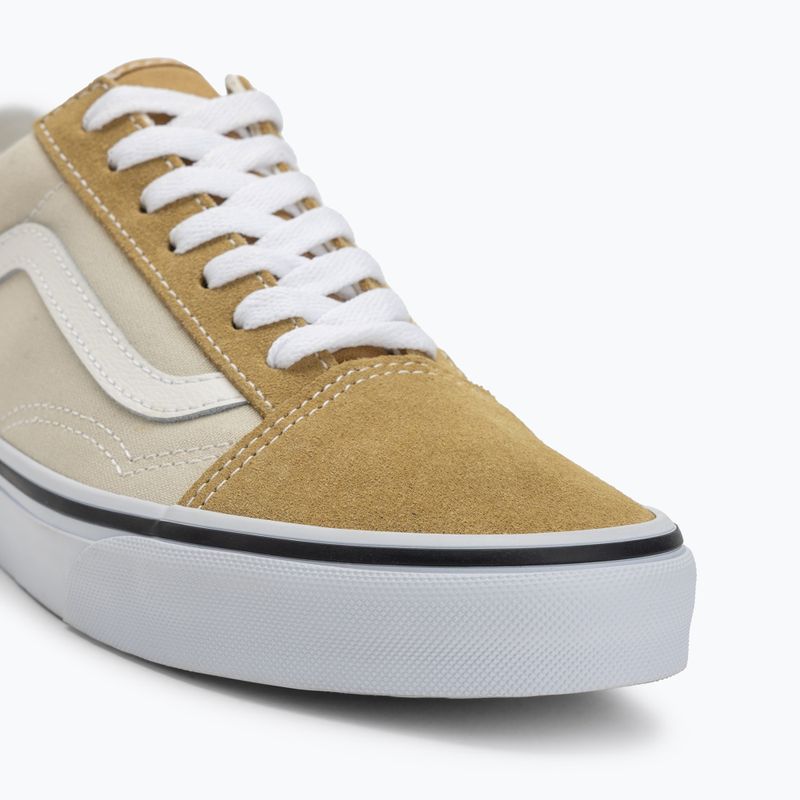 Vans Old Skool canvas/suede pop cream shoes 7