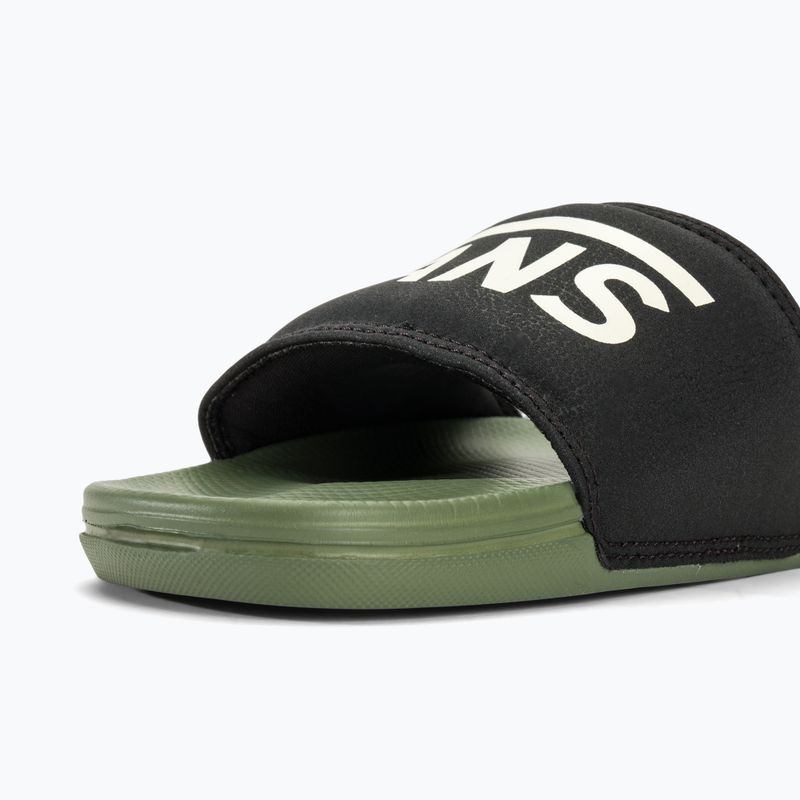 Vans La Costa Slide-On black/olivine men's slides 8