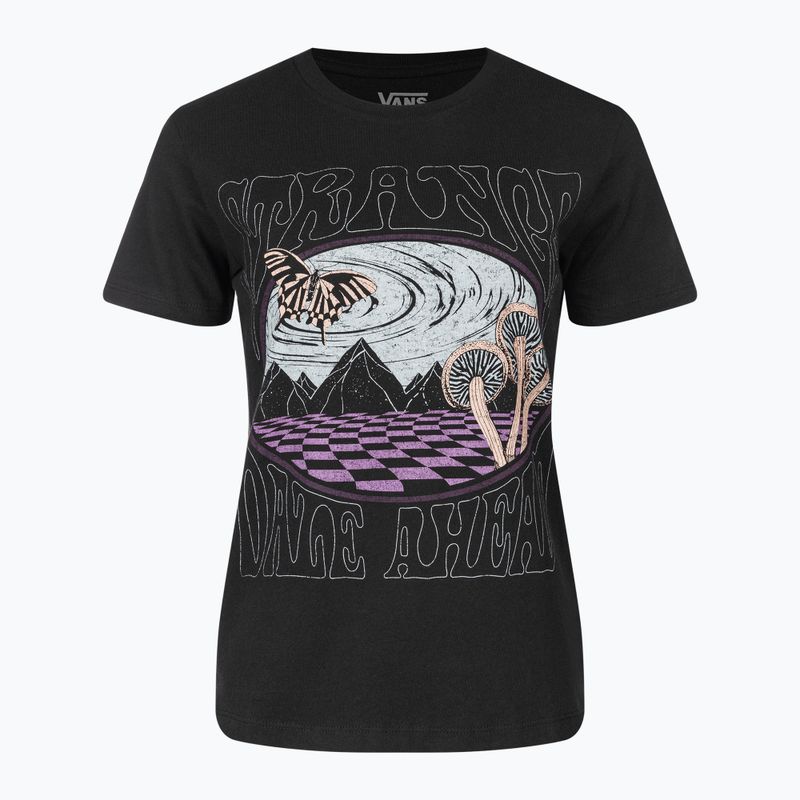 Women's Vans Dazed Strange Crew t-shirt black