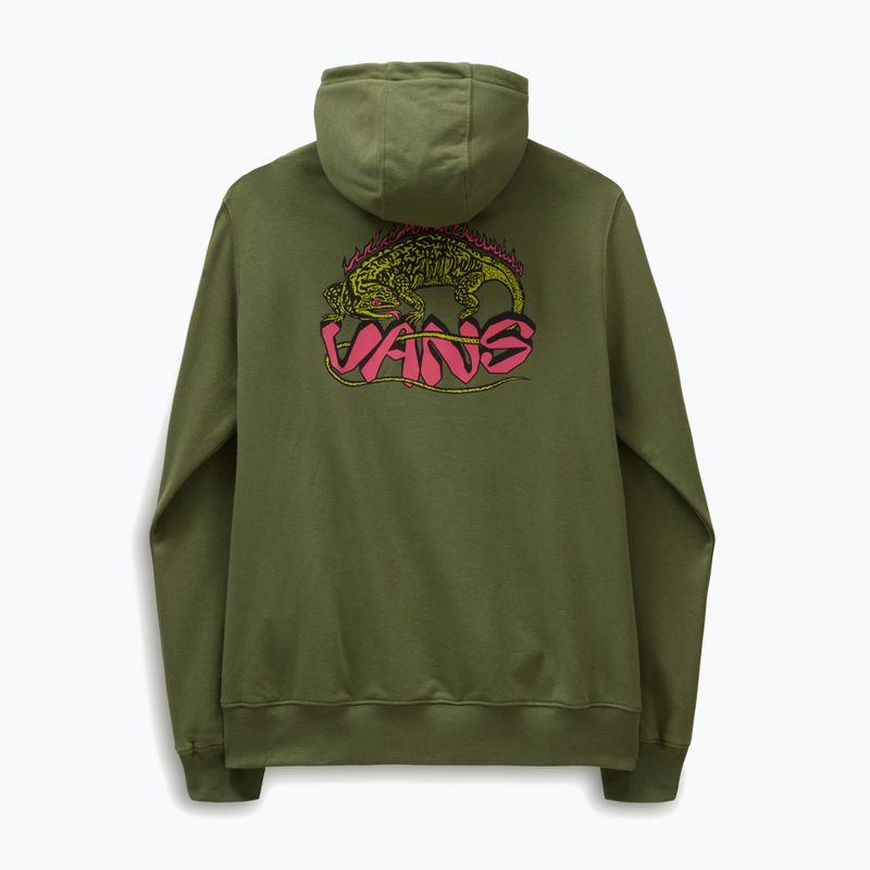 Men's Vans Fiery Friend sweatshirt Po olivine 2