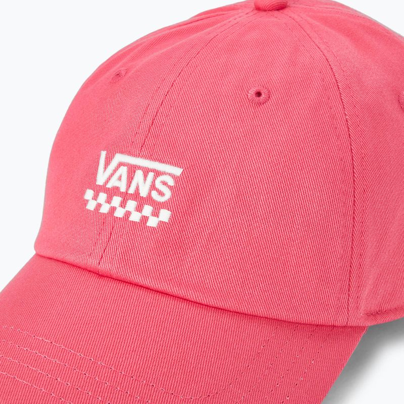 Vans Court Side Curved Bill Jockey honey suckle cap 4