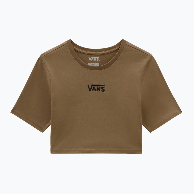 Women's Vans Flying V Crew Crop Ii otter T-shirt