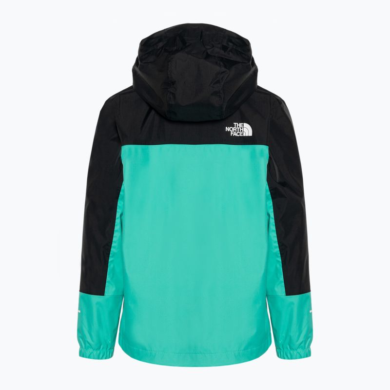 The North Face Antora geyser aqua children's rain jacket 2