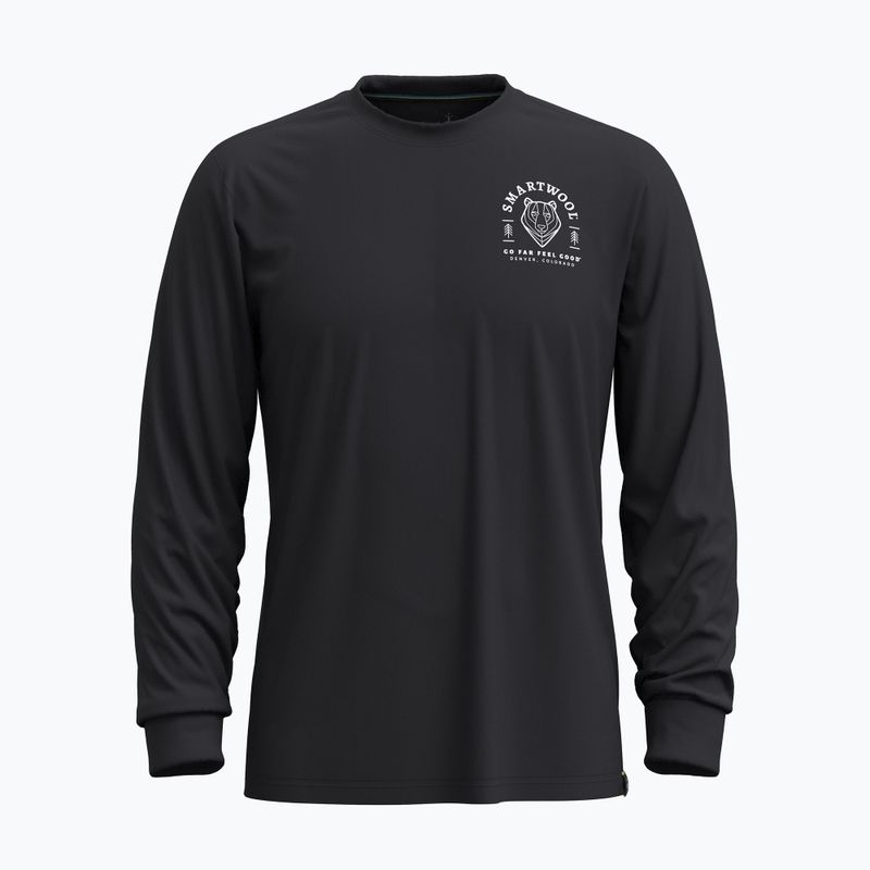 Men's Smartwool Bear Stare Graphic longsleeve black