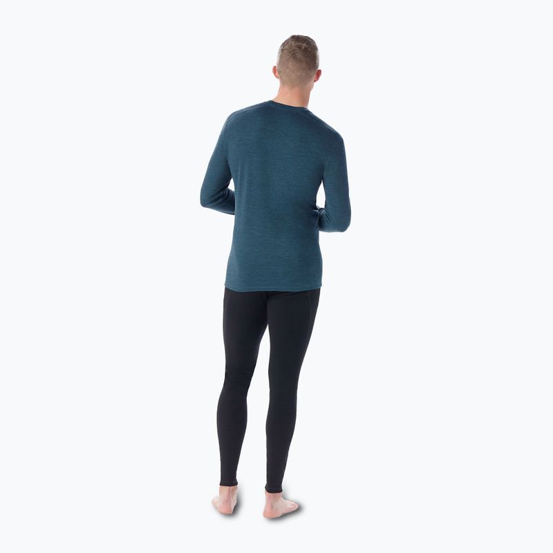 Men's Smartwool Merino 250 Baselayer Crew Boxed thermal longsleeve twilight blue heather 2