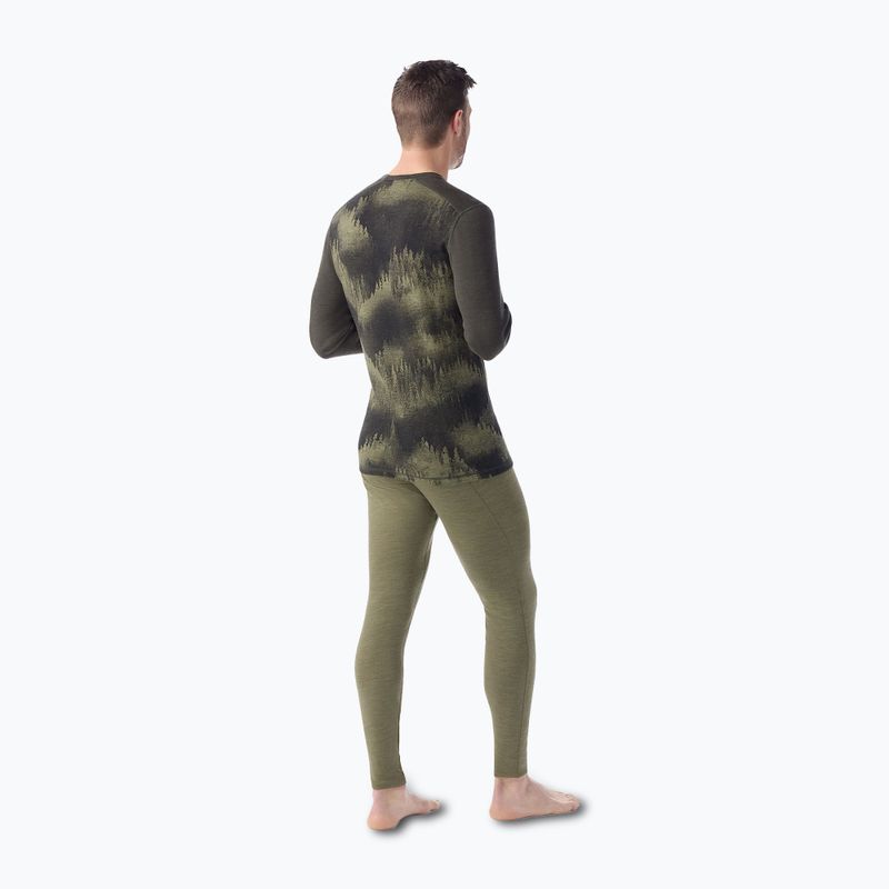 Men's thermal active sweatshirt Smartwool Merino 250 Baselayer Crew Boxed north woods foggy pines 2