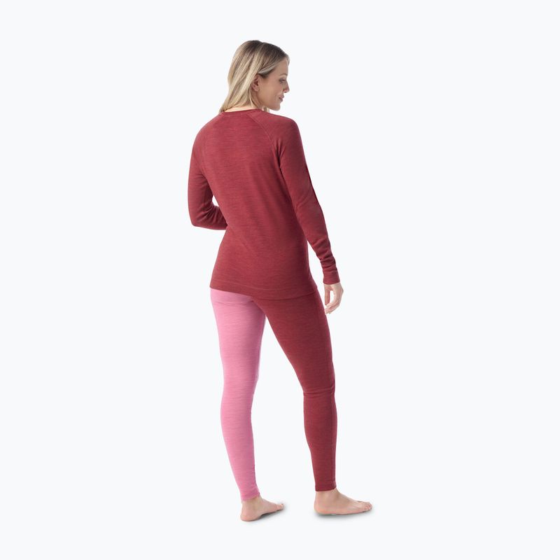 Women's Smartwool Merino 250 Baselayer Crew Boxed currant heather thermal longsleeve 2