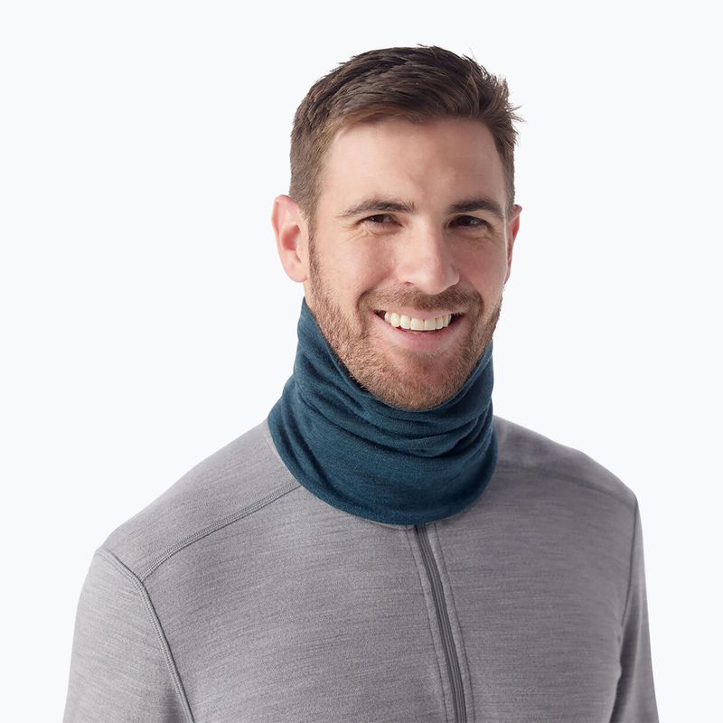 Snood Smartwool Thermal Merino Rebersible twilight blue heather