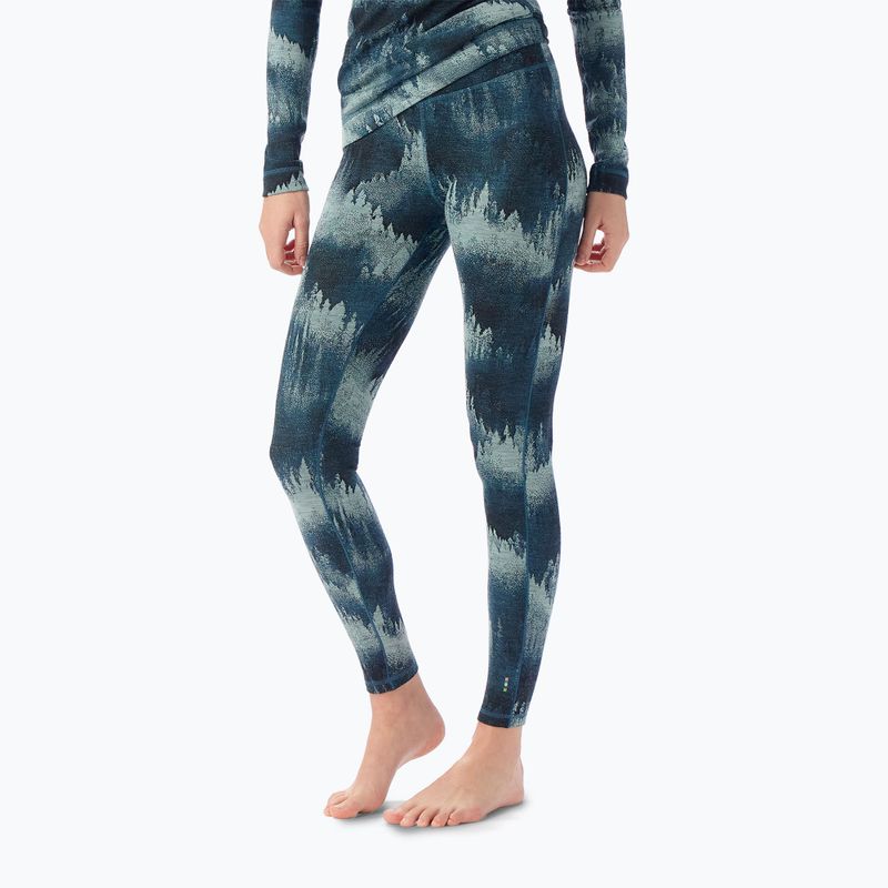 Women's Smartwool Classic Thermal Merino Base Layer Bottom Boxed twilight foggy pines thermal trousers