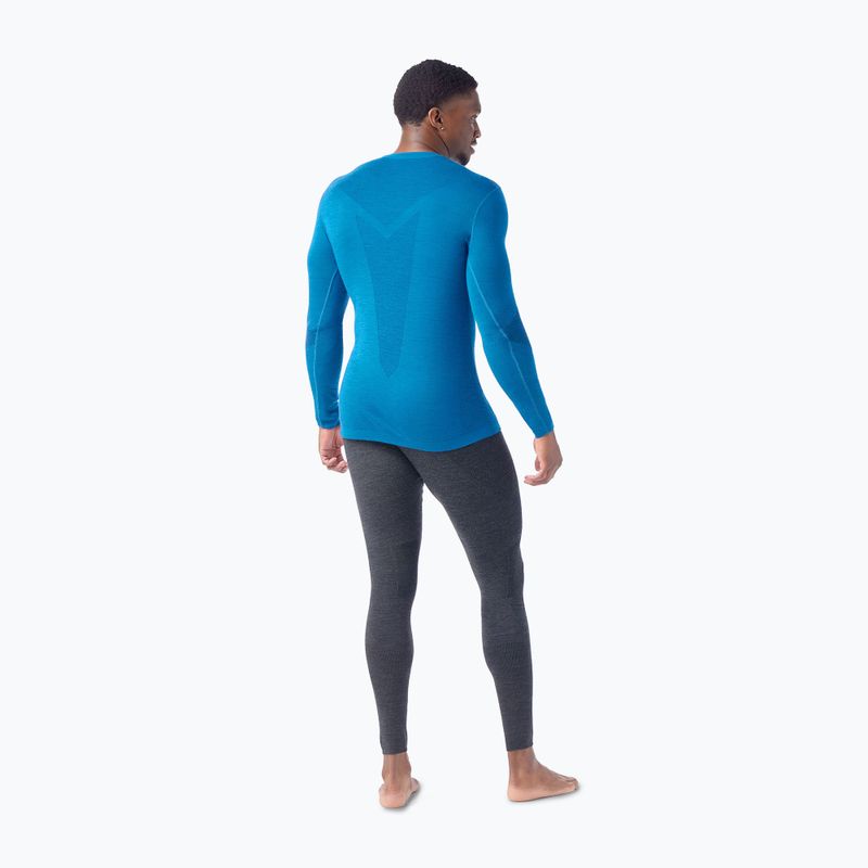 Men's thermal base layer sweatshirt Smartwool Intraknit Thermal Merino Base Layer Crew nival blue/navy 2